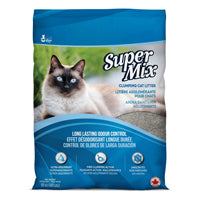 Litière d’argile agglomérante Super Mix Cat Love, sac de 18,1 kg (40 lb)