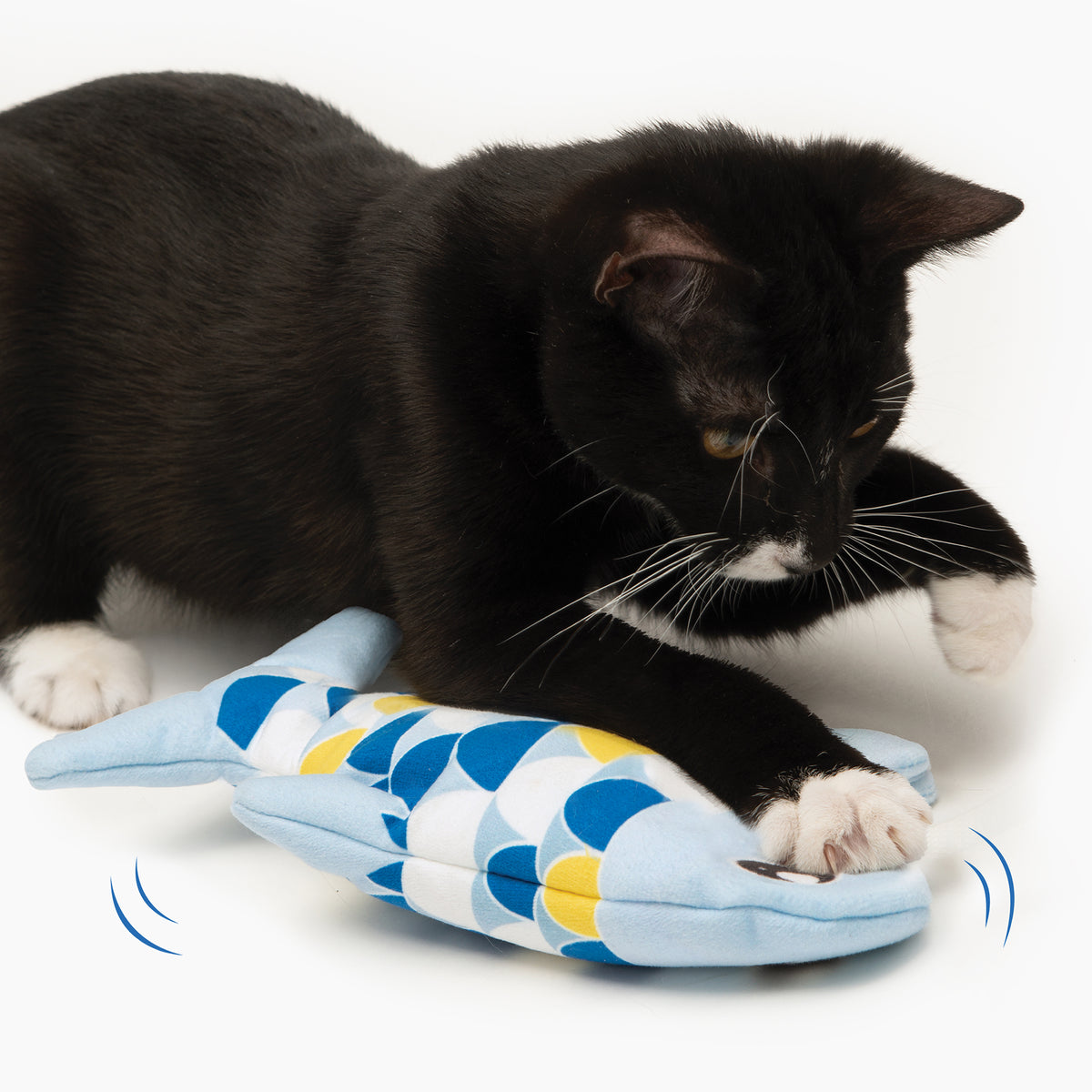 Jouet Catit Groovy, poisson, bleu