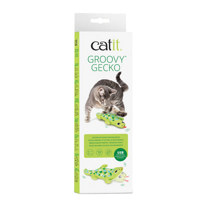 Jouet Catit Groovy, gecko, vert