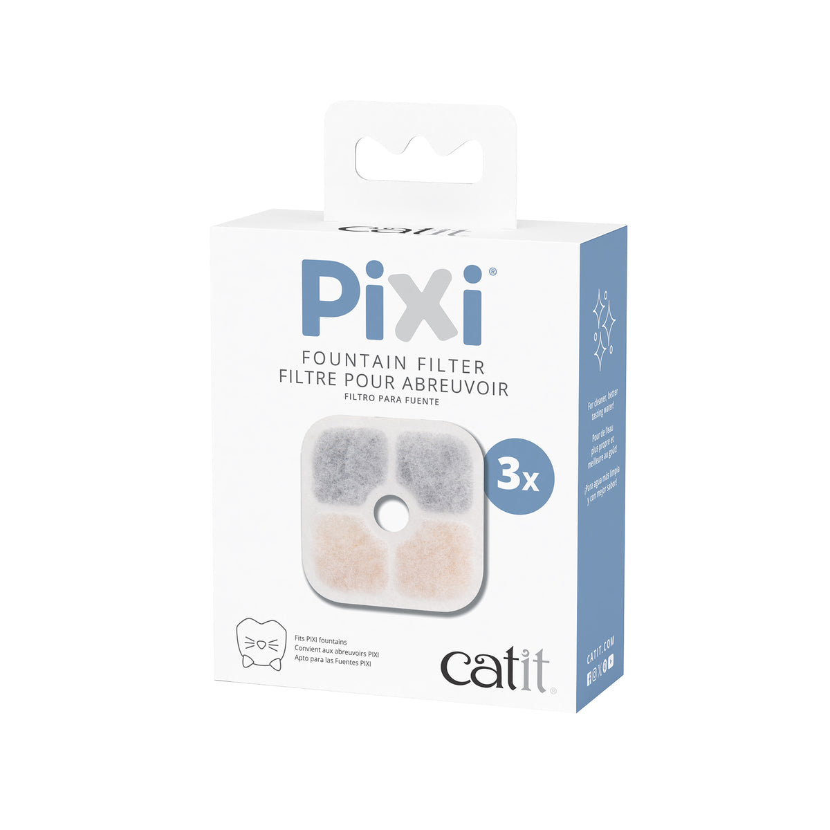 Cartouches filtrantes Catit PIXI, paquet de 3