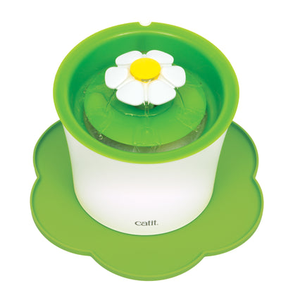 Napperon Catit en silicone, forme de fleur, vert