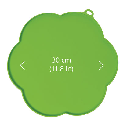 Napperon Catit en silicone, forme de fleur, vert