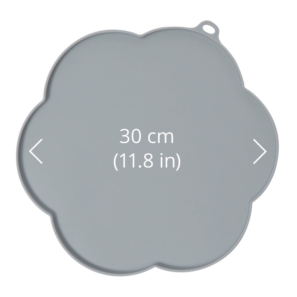 Napperon Catit en silicone, forme de fleur, gris