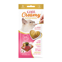 Gâteries Catit Creamy avec superaliments Thon noix de coco et wakamé, paquet de 4