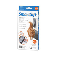 Doublures pour tiroir de collecte du bac à litière SmartSift Catit, paquet de 12