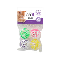 Balles à grelots Krazy Rollers Catit en plastique, paquet de 4