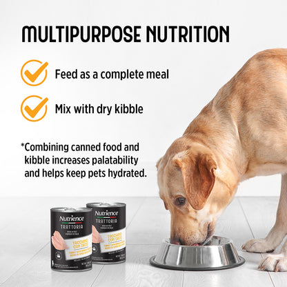 Nourriture Nutrience Trattoria pour chiens, Repas de dinde et orge, 400 g