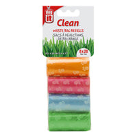 Sacs à déjections Dogit, 8 rouleaux de 20 sacs, couleurs variées, 29,5 x 23 cm (11,6 x 9 po)