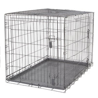 Cage grillagée Dogit à 2 portes avec divisions, très grande, 106,5 x 70 x 77 cm (42 x 27,5 x 30 po)