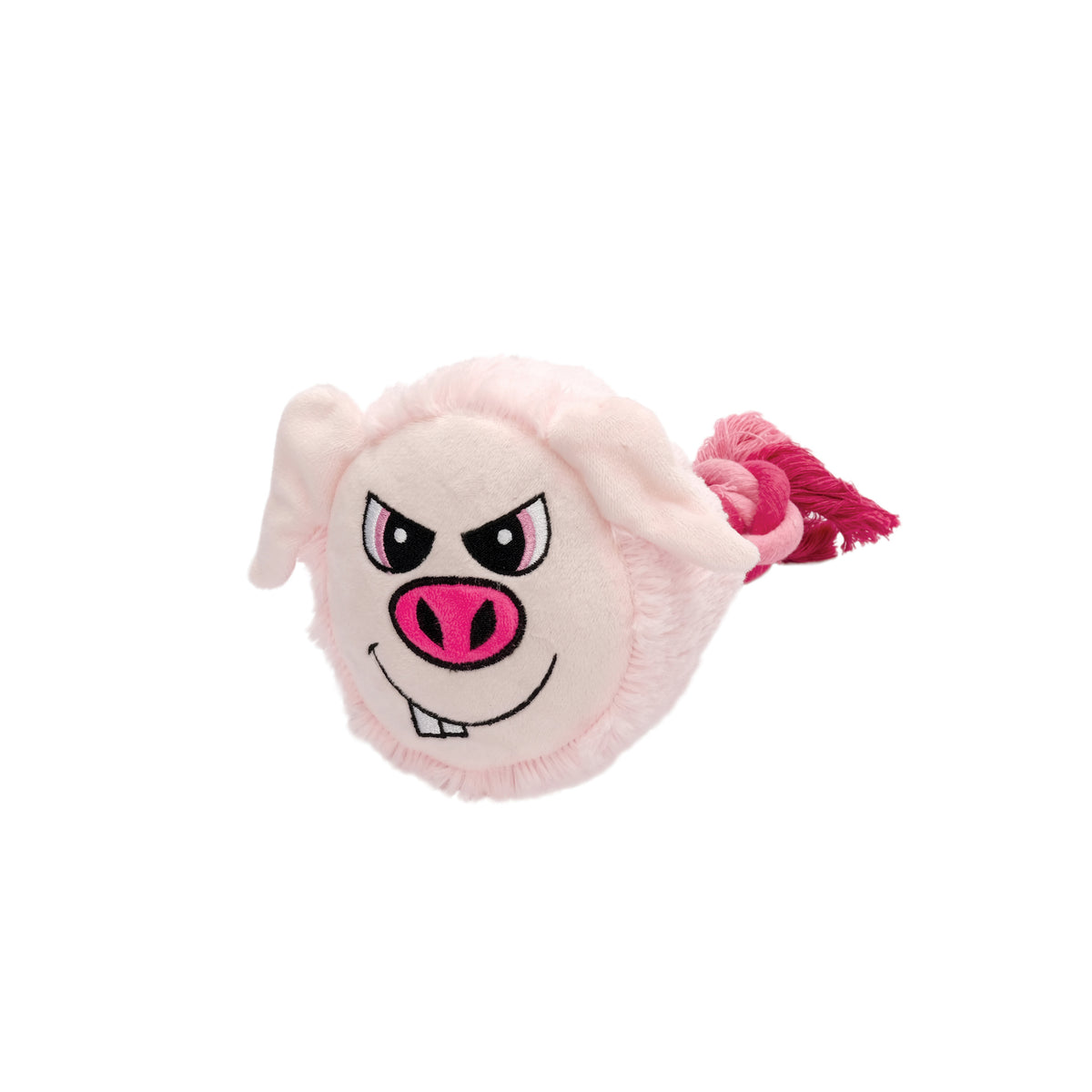 Jouet Stuffies Dogit pour chiens, grosse tête en peluche, cochon, 23 cm (9 po)