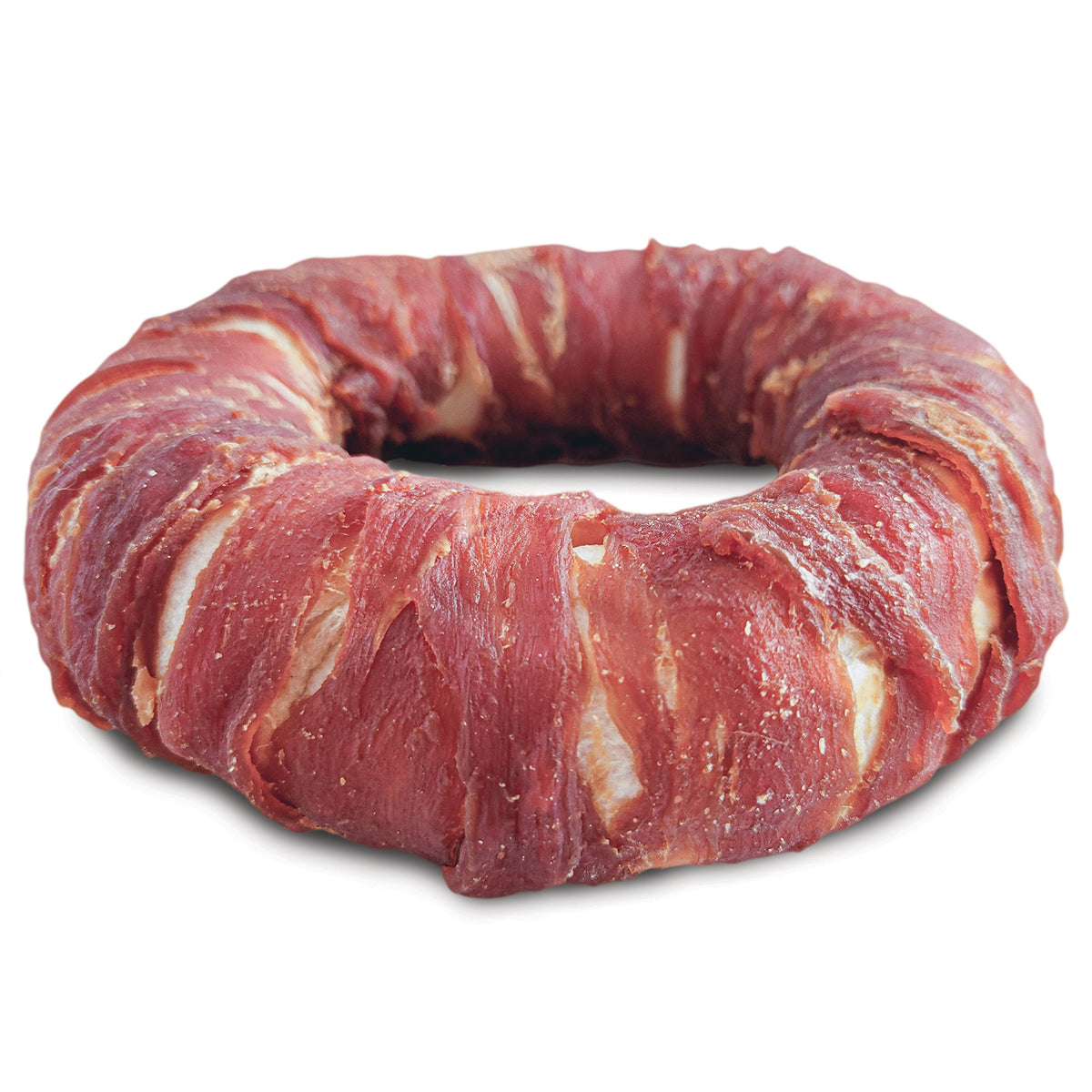 Gâterie Snack Bar Dogit, beignet de cuir brut et canard, approx. 225 g, paquet de 1