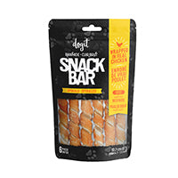 Gâteries spirales de peau de bœuf et poulet