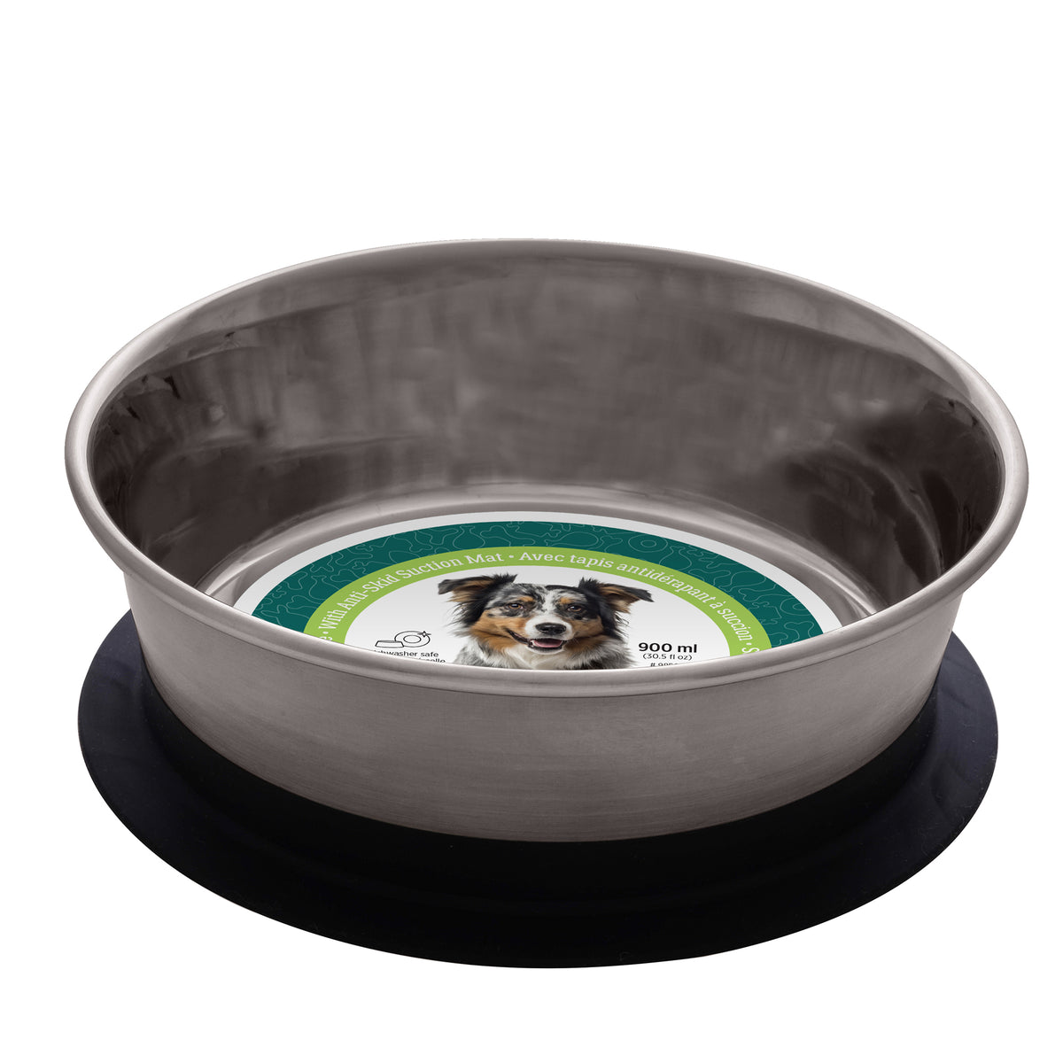 Bolventouse Dogit en acier inoxydable, grand, 900 ml (30 oz)