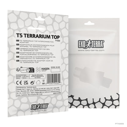 Adaptateur d’interconnexion pour appareil d’éclairage T5 Exo Terra