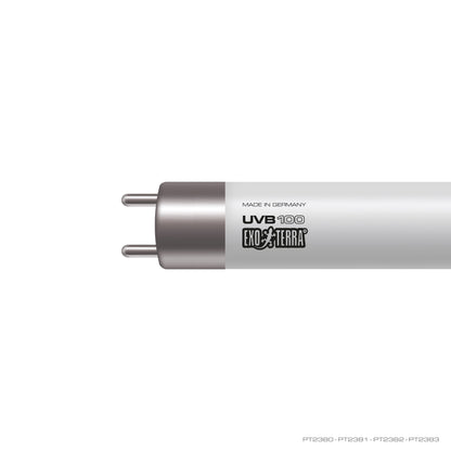 Ampoule linéaire T5 Reptile UVB100 Exo Terra à rendement très élevé, 8 W, 300 mm (12 po)