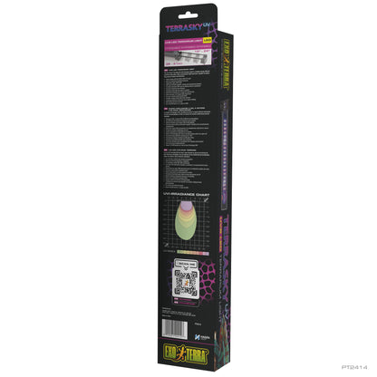 Rampe à DEL TerraSky UV Exo Terra à rayons UVB avec télécommande pour terrariums, 10 W