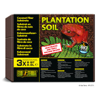 Substrat tropical Plantation Soil Exo Terra, blocs, 3 x 8,8 L