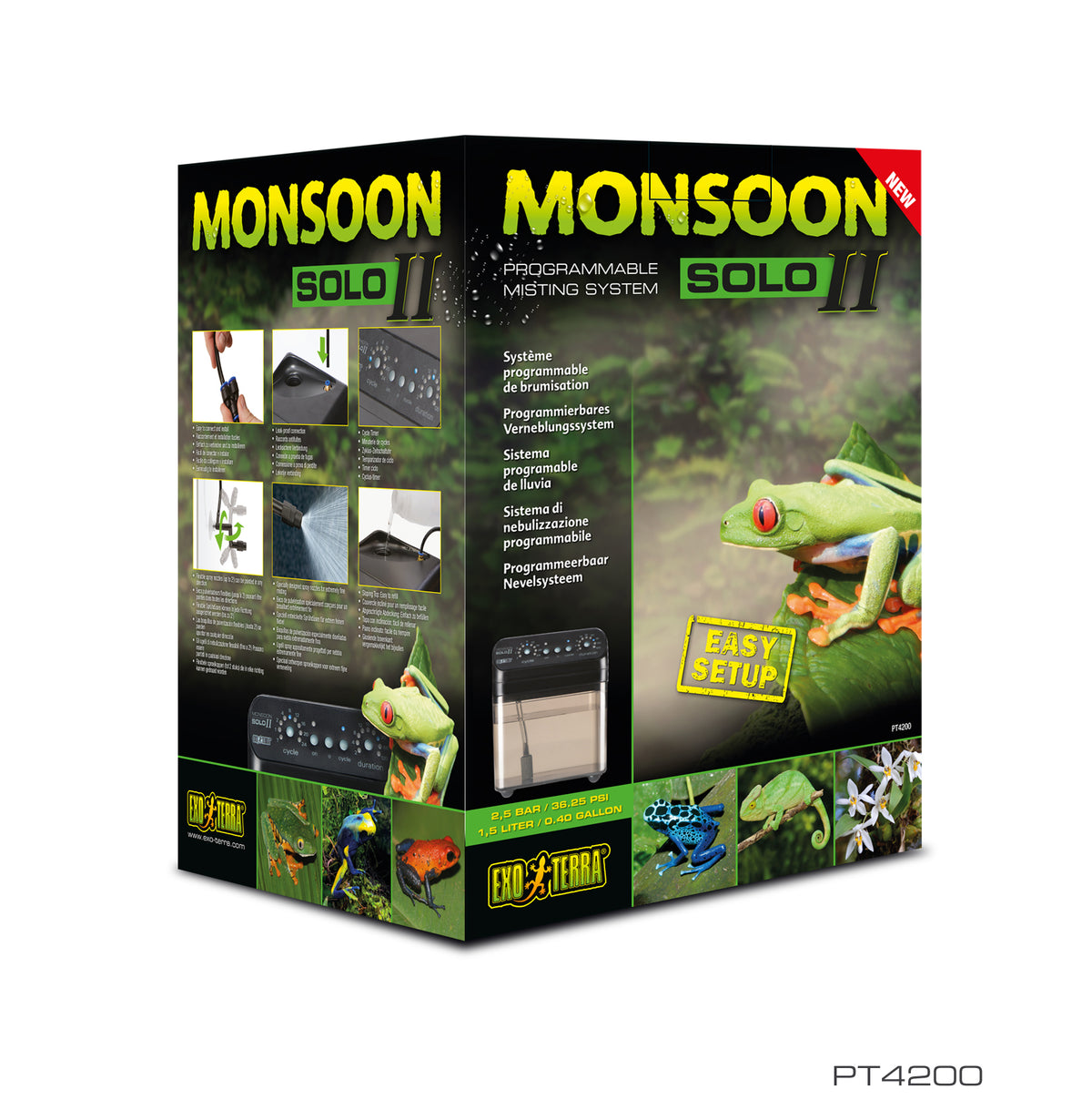 Système programmable de brumisation Monsoon SOLO II Exo Terra