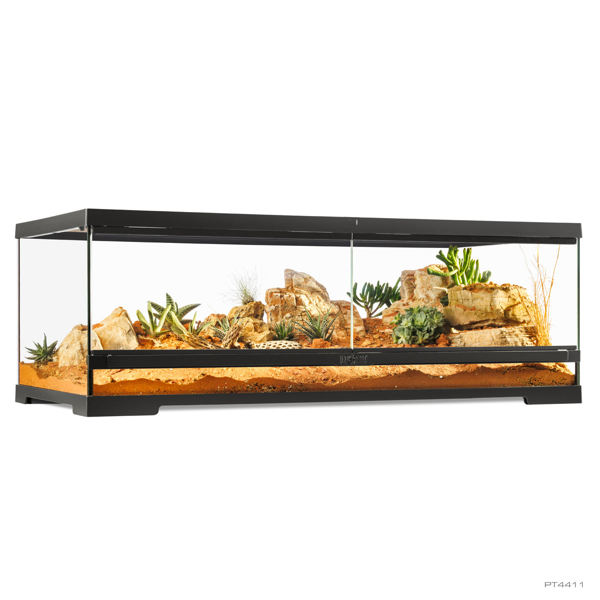 Terrarium professionnel Exo Terra, habitat avancé naturel, grand/bas, 90 x 45 x 30 cm