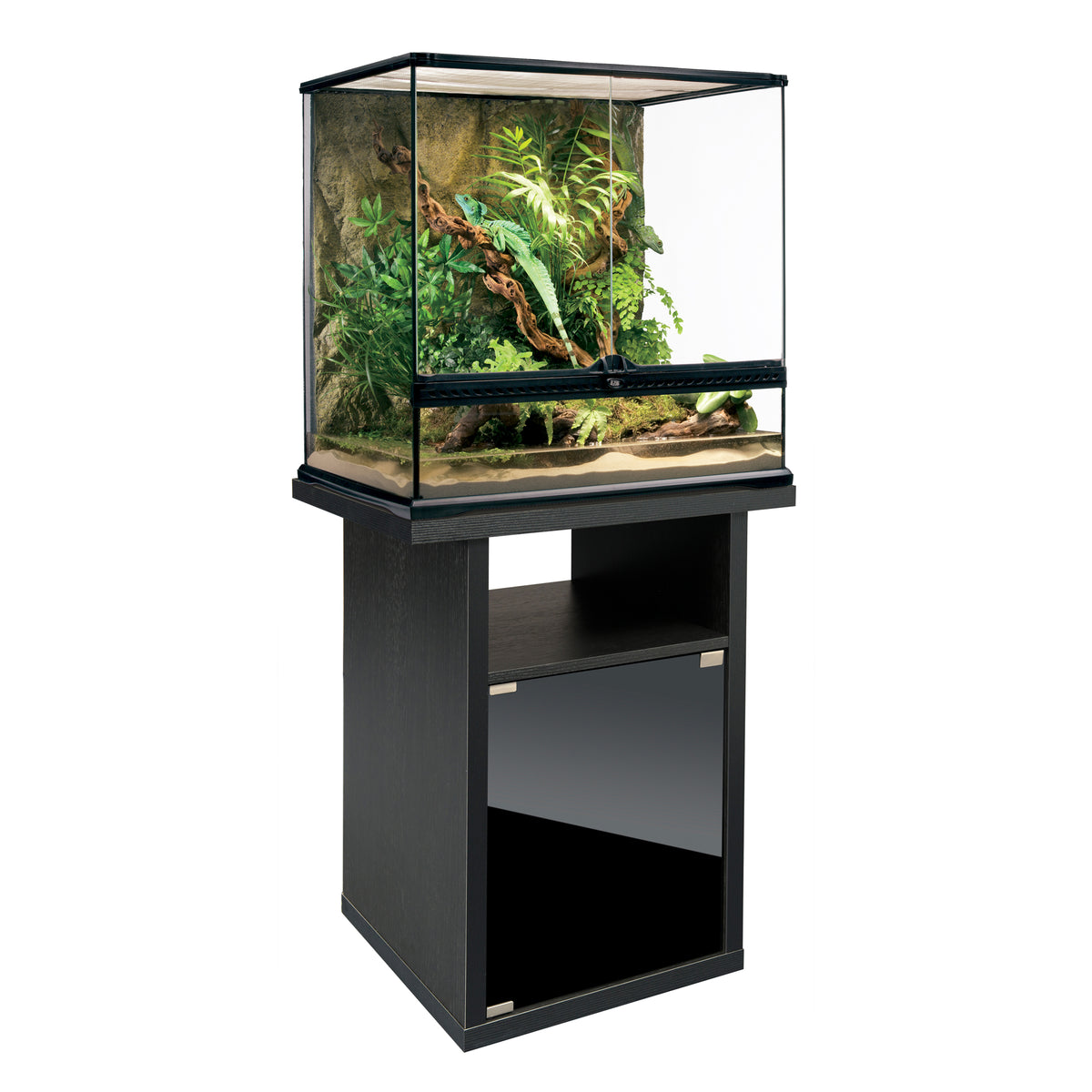 Meuble pour terrarium Exo Terra avec portes en verre, moyen, pour terrariums de 61,5 x 46,5 x 70,5 cm (24,25 x 18,25 x 27,75 po)