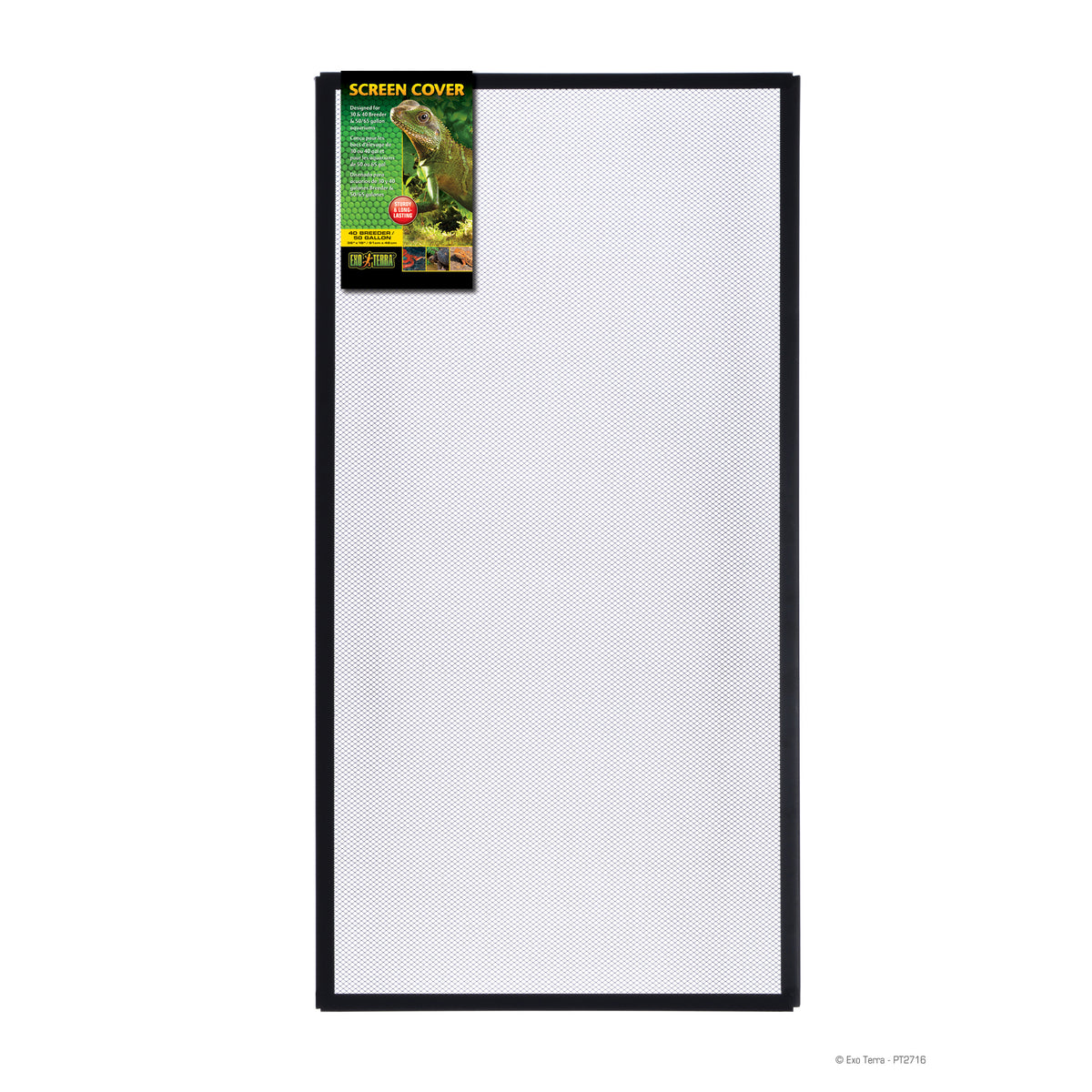 Couvercle grillagé Exo Terra en métal pour terrariums, 90 x 48 cm (36,5 x 18,75 po)