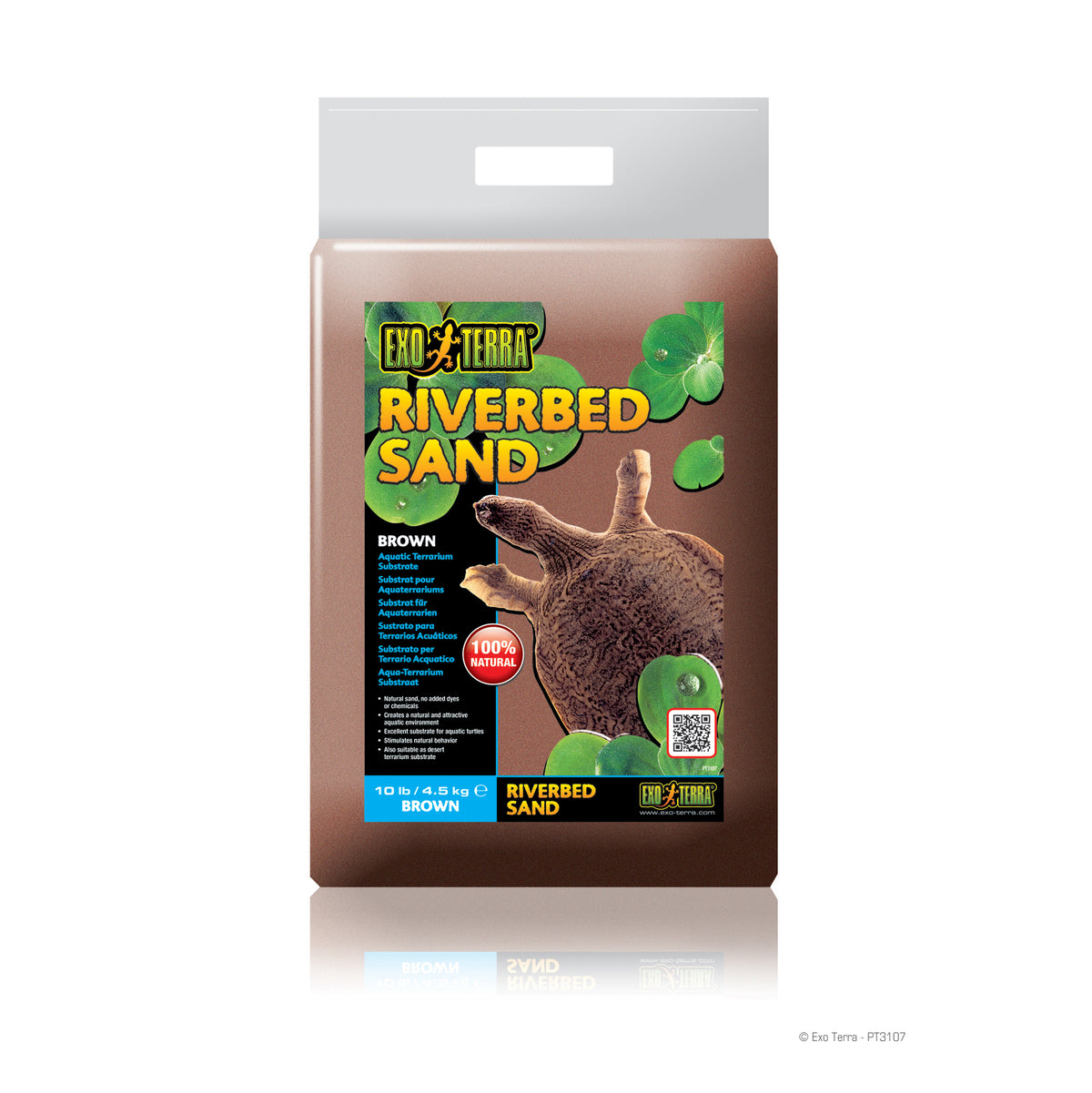 Sable de lit de rivière Exo Terra, brun, 4,5 kg (10 lb)