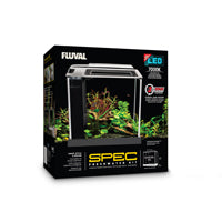 Aquarium Spec Fluval, noir lustré, 10 L (2,6 gal US)