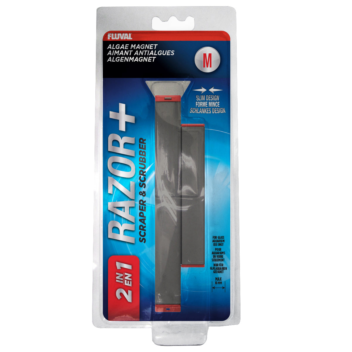 Aimant antialgues 2 en 1 Razor+ Fluval, moyen