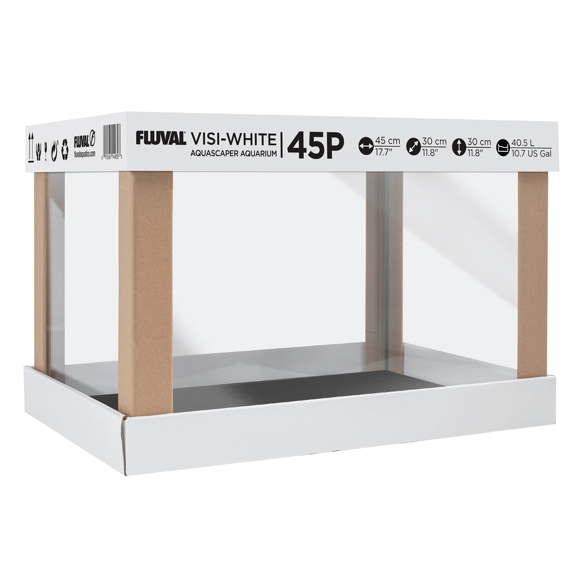 Aquarium VisiWhite 45P Fluval, 40,5 L (10,7 gal US)