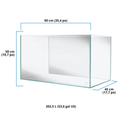 Aquarium VisiWhite 90P Fluval, 202,5 L (53,6 gal US)