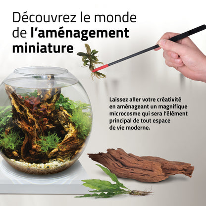 Aquarium équipé LIV Fluval pour l’aménagement miniature, blanc