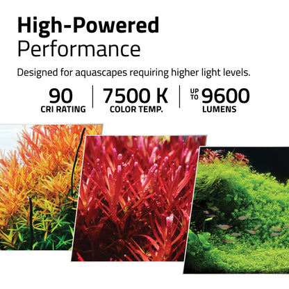 Rampe d’éclairage à DEL Plant Pro 120 Fluval, 90 W, 88124 cm (3548,25 po)