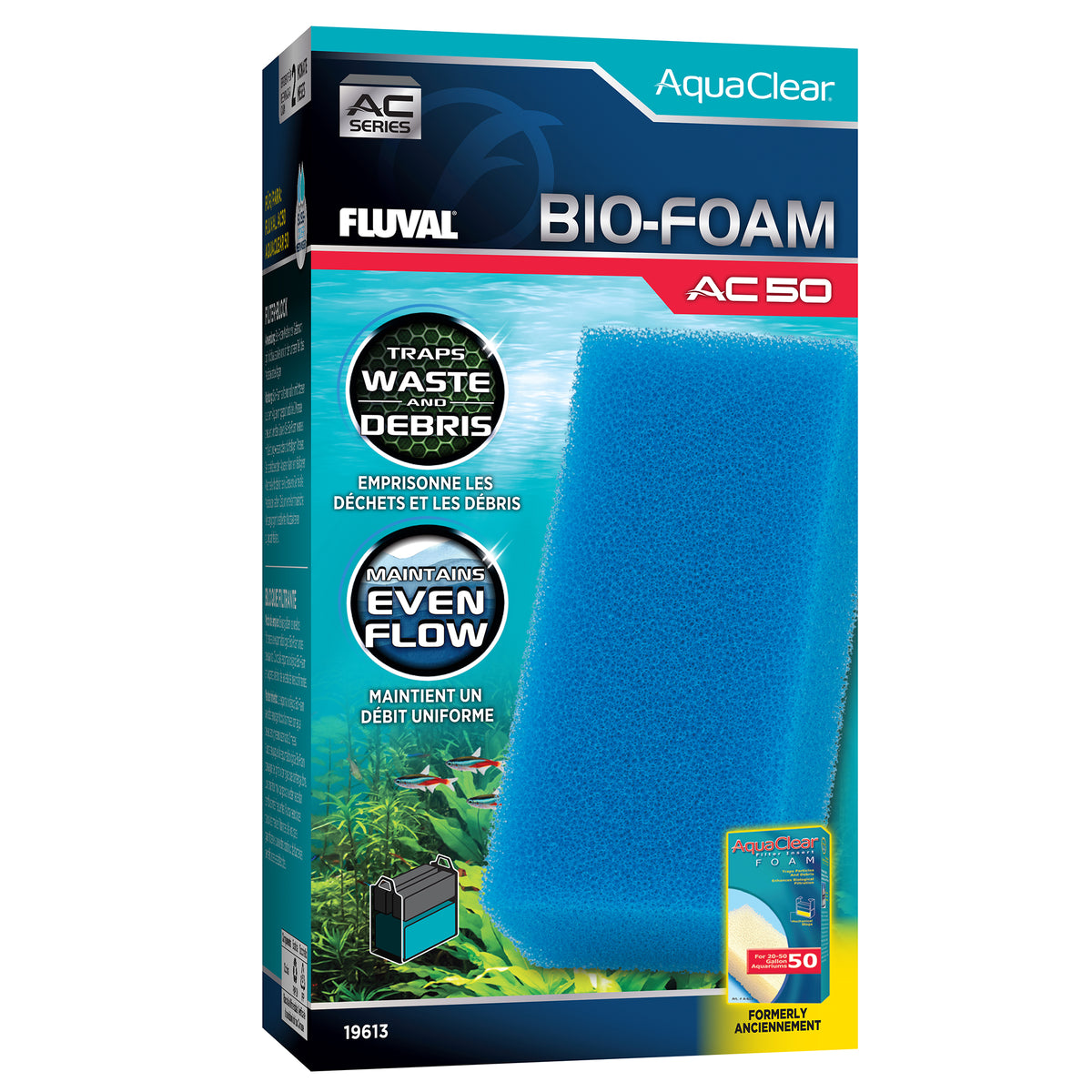 Bloc de mousse BioFoam pour filtre à moteur AC50 Fluval