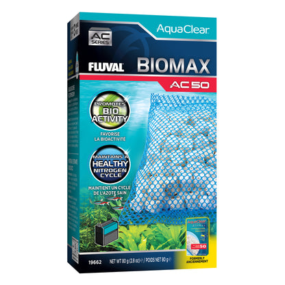 Masse filtrante BIOMAX pour filtre à moteur AC50 Fluval, 80 g (2,8 oz)