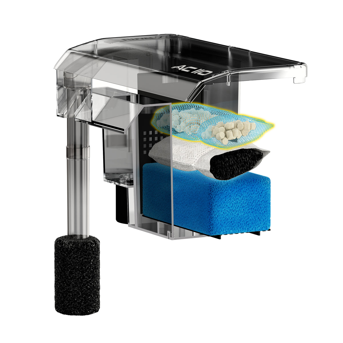 Masse filtrante BIOMAX pour filtre à moteur AC70/AC110 Fluval, 125 g (4,4 oz)
