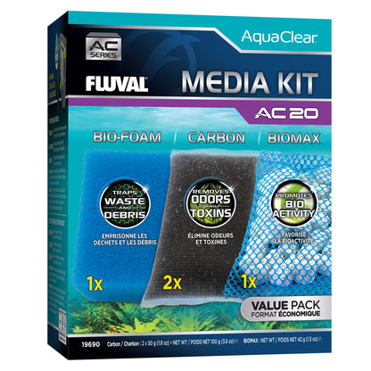 Ensemble de masses filtrantes AC20 Fluval