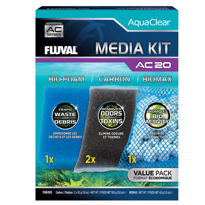 Ensemble de masses filtrantes AC20 Fluval