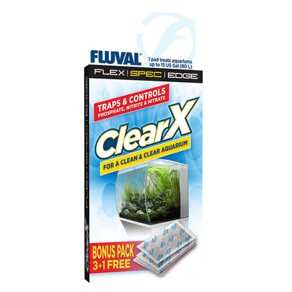 Sachets filtrants ClearX Fluval, paquet de 4