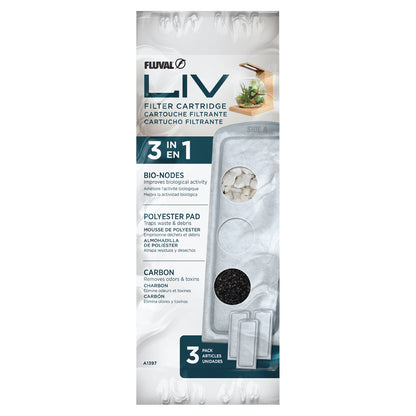 Cartouches filtrantes LIV Fluval, paquet de 3