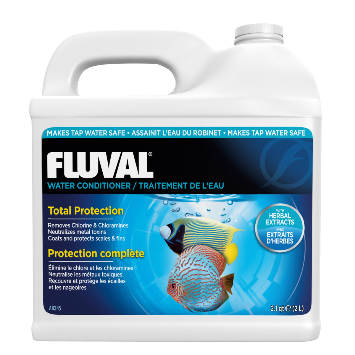 Traitement de l’eau Fluval, 2 L (0,5 gal US)