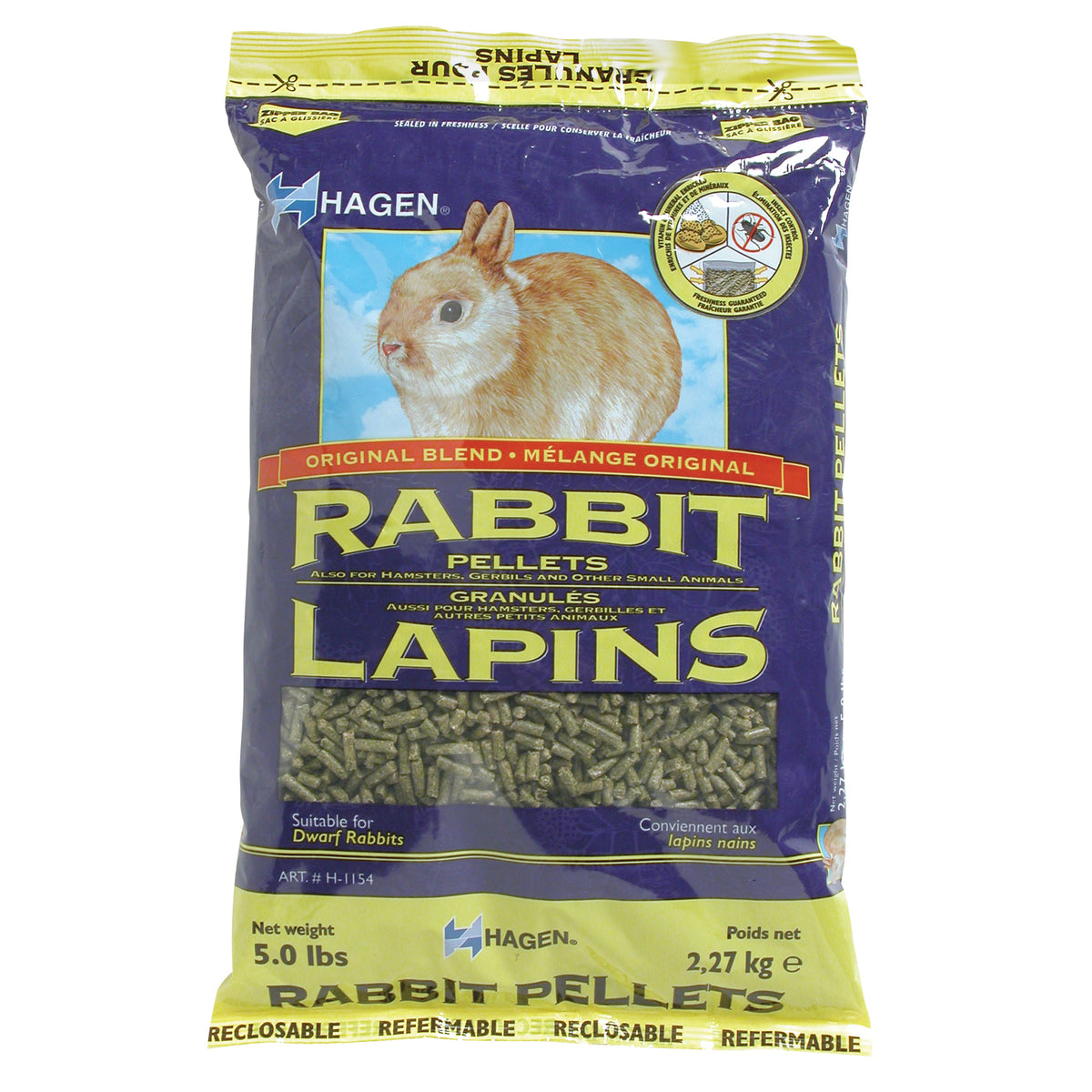 Aliment en granulés Hagen pour lapins, 2,26 kg (5 lb)