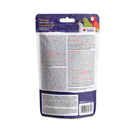 Gâteries Little Foragers Hari pour perroquets, Croquants au chili, 125 g