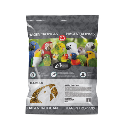 Nourriture Lifetime Tropican pour perroquets, granulés de 2 mm, 11,34 kg (25 lb)