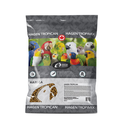 Nourriture High Performance Tropican pour perroquets, granulés de 4 mm, 11,34 kg (25 lb)
