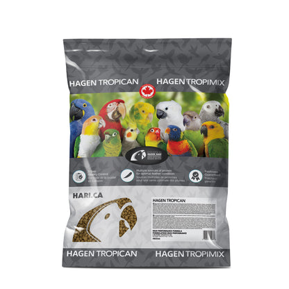 Nourriture High Performance Tropican pour perroquets, granulés de 8 mm, 7,5 kg (16,5 lb)