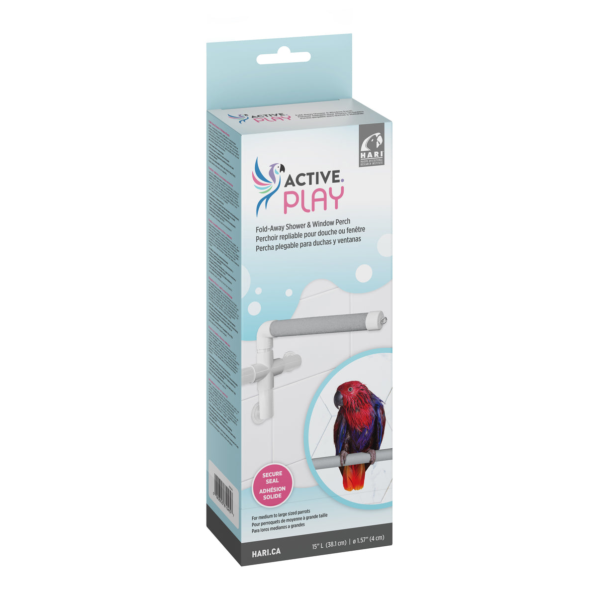 Perchoir repliable pour douche ou fenêtre ACTIVE.PLAY HARI, grand