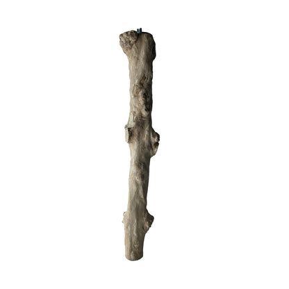 Perchoir HARI en bois de caféier, L. 42 cm (16,5 po), diam. 5 cm (2 po)