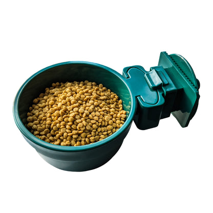 Bol de nourrissage Lock & Crock HARI, vert, pour petits/moyens perroquets, 177 ml