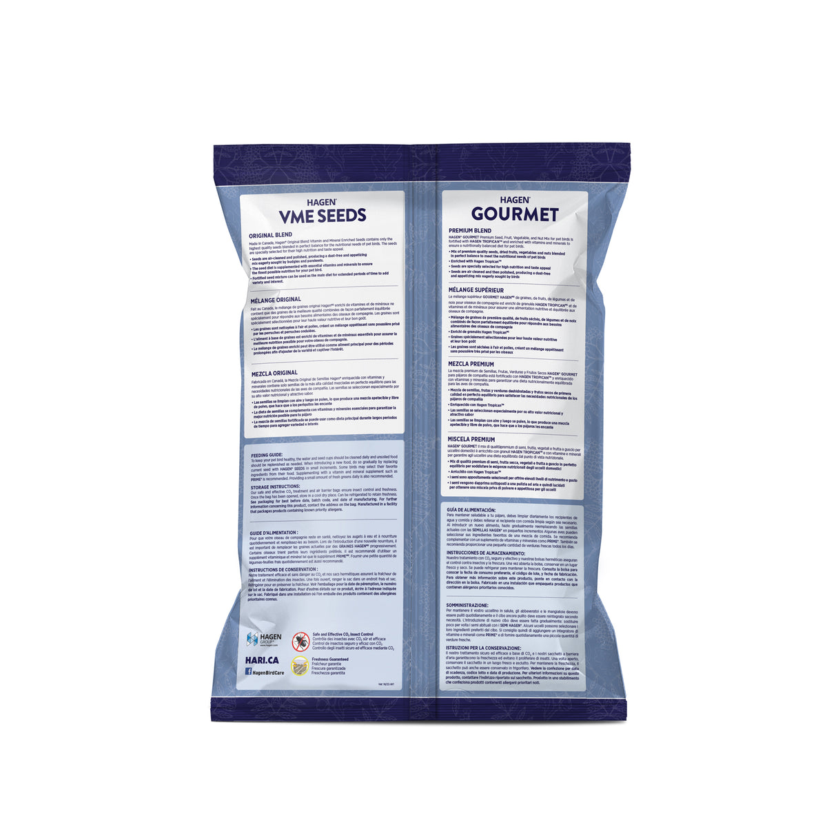Mélange Gourmet HARI de qualité supérieure pour calopsittes, 9,08 kg, VRAC