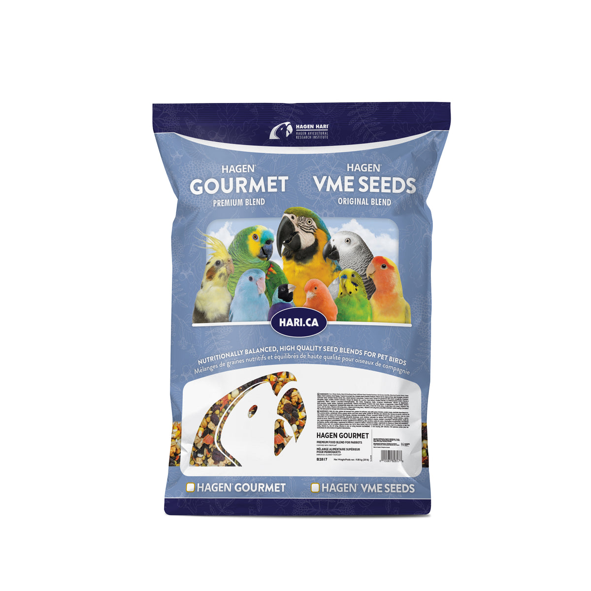 Mélange Gourmet HARI de qualité supérieure pour perroquets, 9,08 kg, VRAC